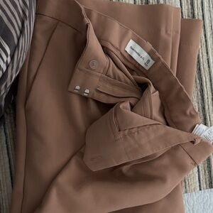 Abercrombie & Fitch Tan Wide Leg Pants